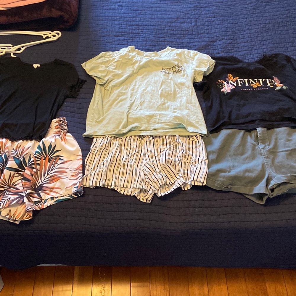 shorts and tshirts
